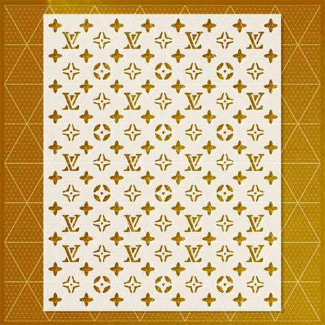 louis vuitton pattern outline|Louis Vuitton print pattern.